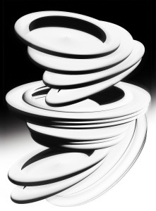 Stack of Porcelaine Dishes